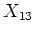 $X_{13}$