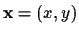 ${\bf x}=(x,y)$