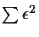 $\sum \epsilon^2$